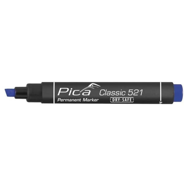 Pica Dry-Safe Classic Permanent Marker 2-6 mm Mejselspets Blå