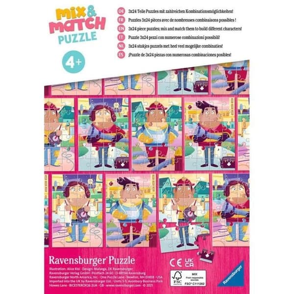 Ravensburger Meine Liebsten Professionen Pussel - 24 bitar - Vit