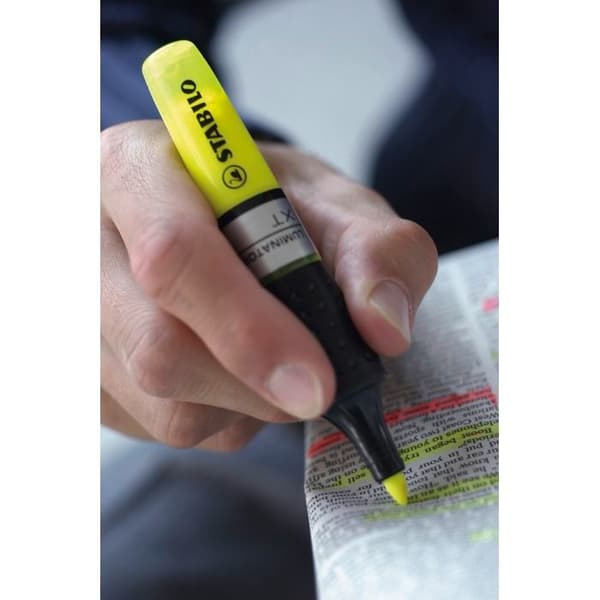 Surlighter - STABILO - LUMINATOR - Förpackning med 6 - Skärpt spets - Vattenbaserat bläck