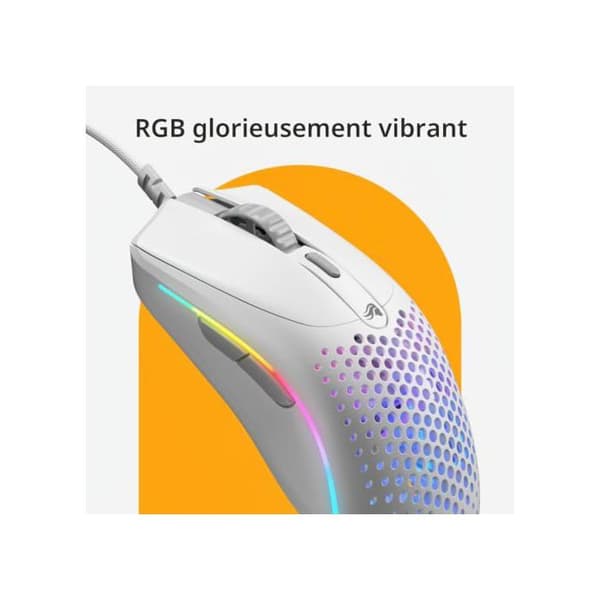 Souris Gaming - GLORIOUS - Modell O 2 Mini - Ultra lätt 49g - Sensor 26000 dpi - 6 programmerbara knappar