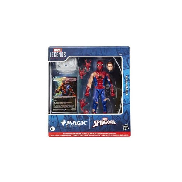 Set figurine + kort Magic The Gathering Marvel Legends Series Spider-Man