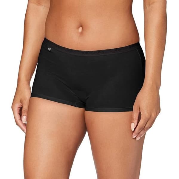 Sloggi dam Basic + Short Boys, svart (svart 0004), 18