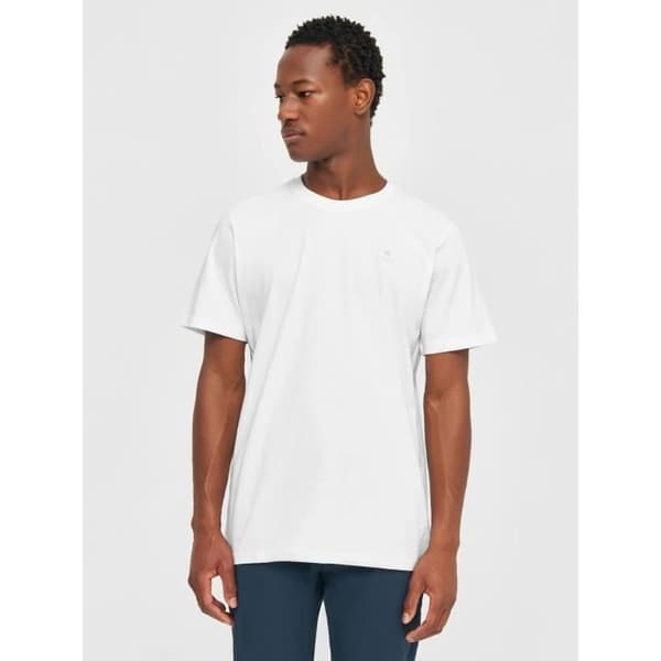 T-shirt med badge KnowledgeCotton Apparel Loke