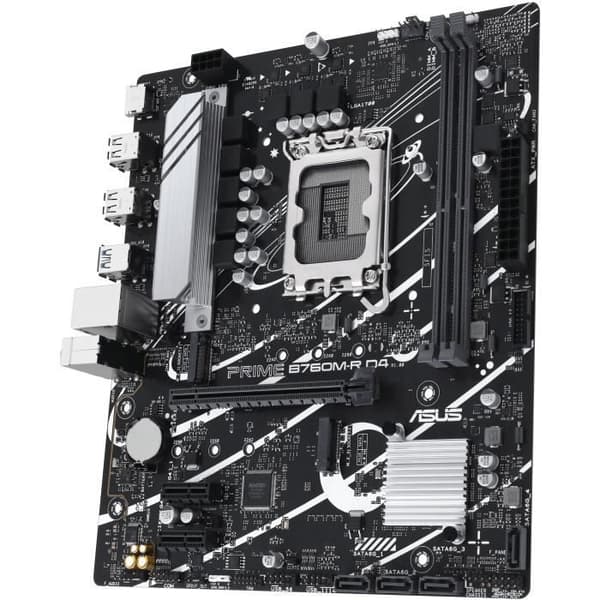 Moderkort - ASUS - PRIME B760M-R D4 - Intel B760 LGA 1700 micro ATX