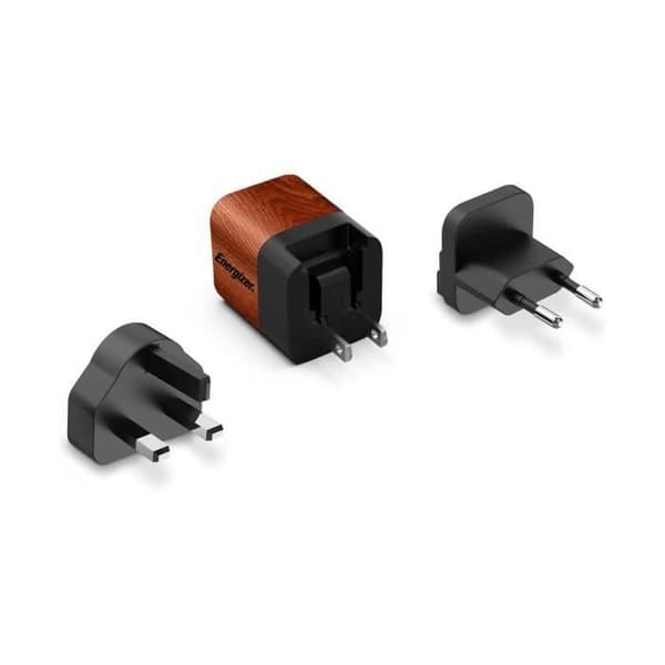20W USB-C snabbladdare - Energizer - Burl Walnut - USB Power Delivery