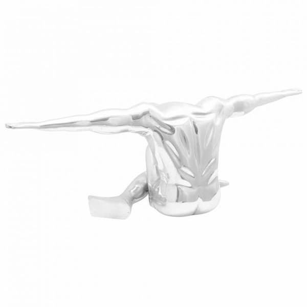 Statuett - VIDAXL - 42000146 - Aluminium silverfärgad - Blank finish - Nutida
