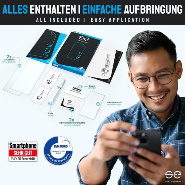 Smart engineered skärmskydd - SE0-F0101-0107-19-M