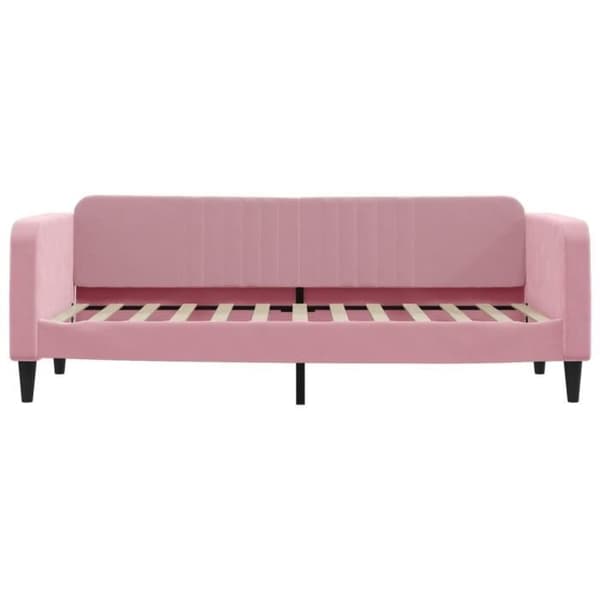 vidaXL Daybed Rosa 80x200 cm Sammet 354082