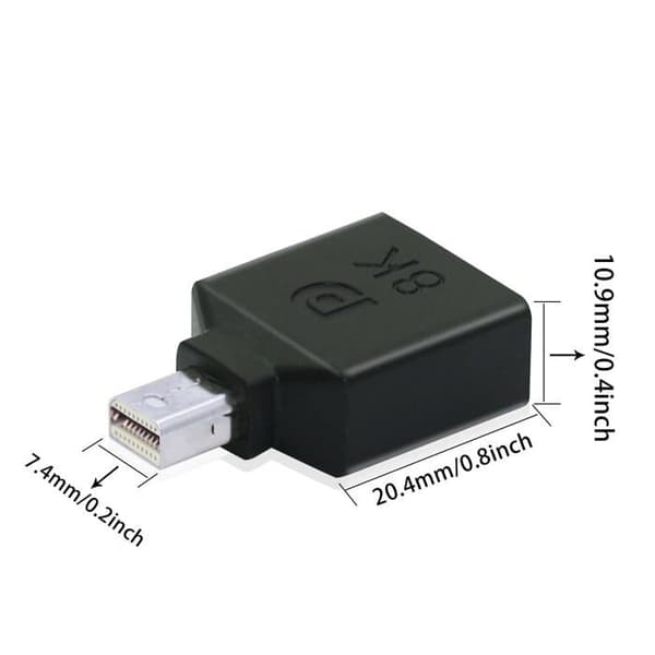 DP till Mini DP-adapter - GINTOOYUN - DP-DP(3) - DP1.4 - 8K@60Hz - HDR 10-bit