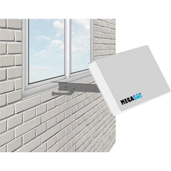MegaSat D4 Profi Line Antenn SAT vit | PARABOL