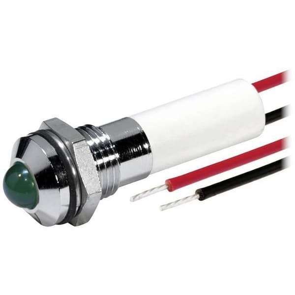 LED-signalindikator CML 19040251/6 grön 12 V/DC 1 st