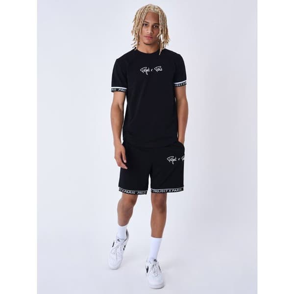 T-shirt med elastiska band