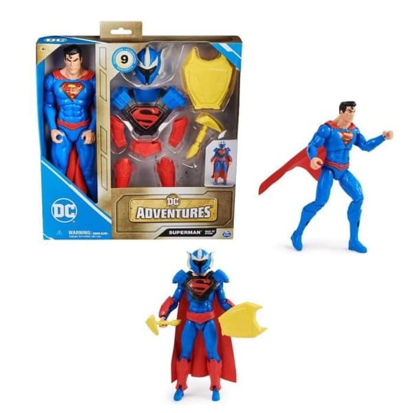Spin Master PACK 30 CM SUPERMAN FIGURINE + TILLBEHÖR DC Adventures