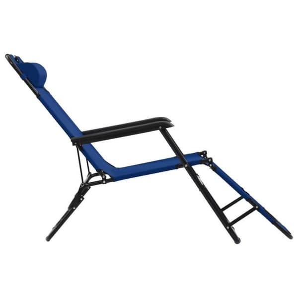 Lounge Chair - vidaXL - 2 st - Stål - Fällbar - Väderbeständig