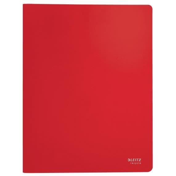 Klassisk - LEITZ - 46770025 - Polypropen - 40 Återvunna Fickor - Röd