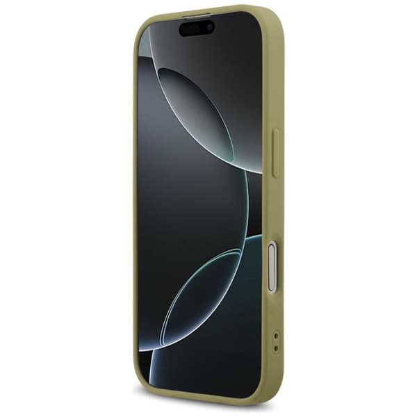 Guess Fast Glitter Big 4G-fodral för iPhone 17 - Guld