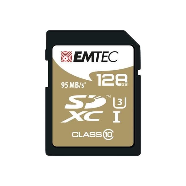 EMTEC Speedin 128 GB UHS Class 3 - Class10 SDXC UHS-I Flash-minneskort