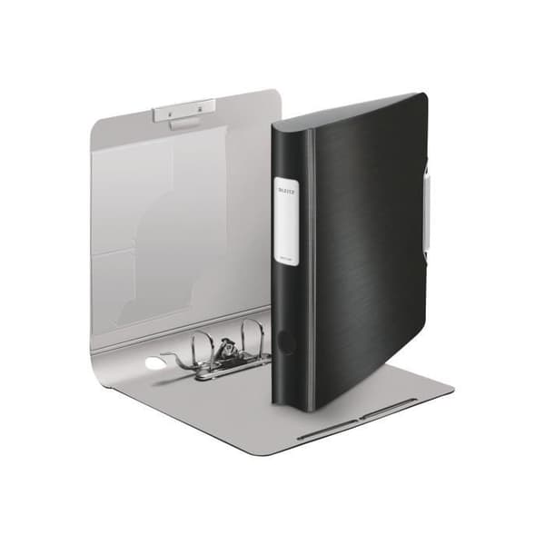 Ringbinders - Leitz - 180° Active Style - 65 mm - Matt svart - 350 ark