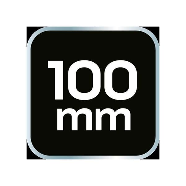 Robust fjäderklämma 4"/100