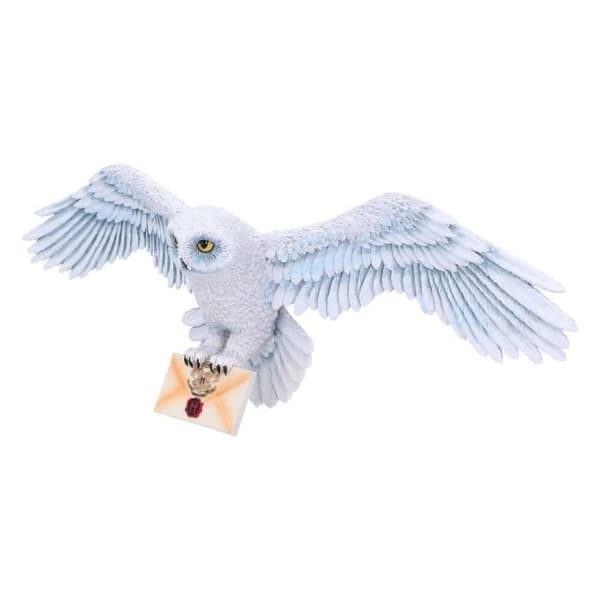 Väggdekoration - Harry Potter - Hedwig - Polyrésin - 45 cm - Handmålad