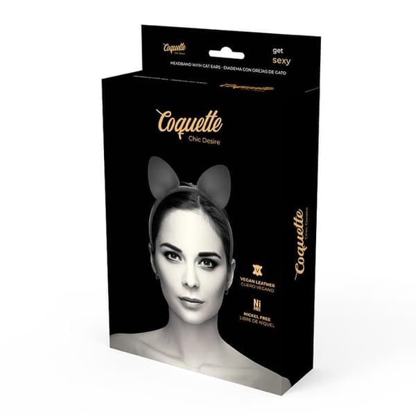 COQUETTE CHIC DESIRE HUVUDBÅND MED KATTÖRON