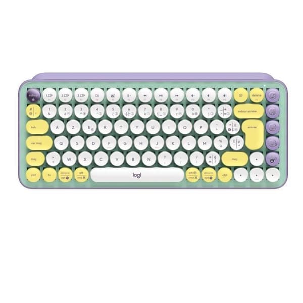 Tangentbord - Trådlöst - Logitech - Pop Keys - Mekanisk - Emoji Key - Mint