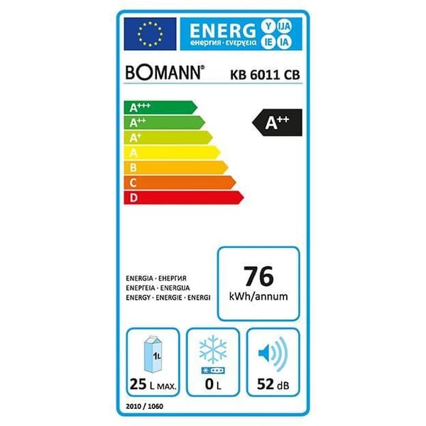 Bomann elektrisk kylbox röd - grå 12V - 230V A ++