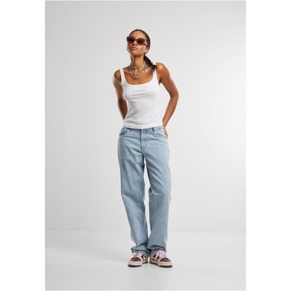 Urban Classics damtopp med bred halsringning (x2)