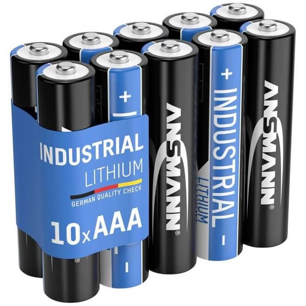 Ansmann AAA industrilitiumbatterier 10 st 1501-0010