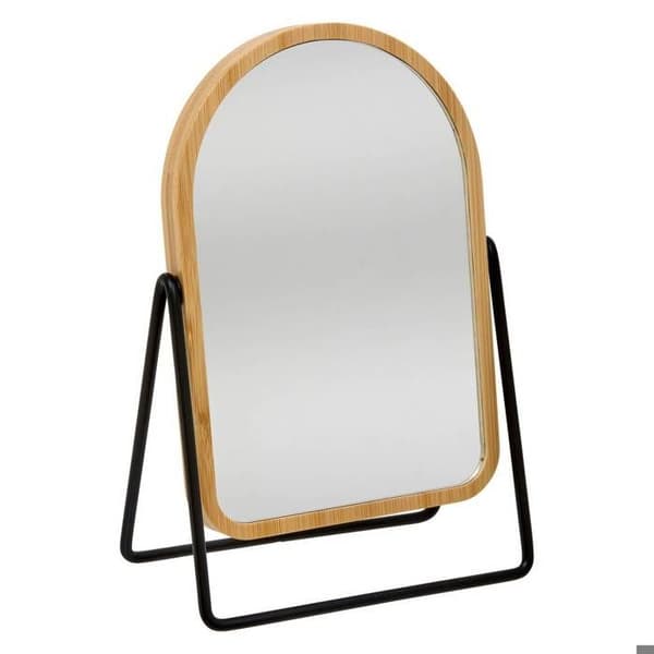 Spegel gungbräda med ben D22cm bambu - 5 five simply smart
