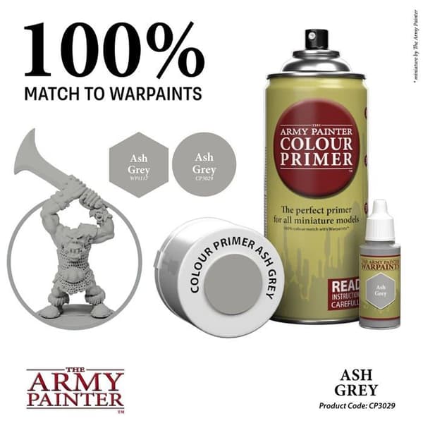 Figur Miniatyr - Army Painter - Grå Grundfärg
