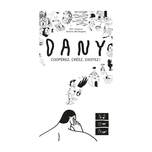 Stämningsspel Grrre Games Dany Vit och Svart