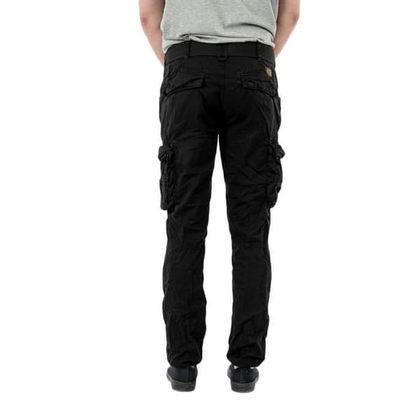 Schott ARMY BELT cargo byxor - Svart - Herr