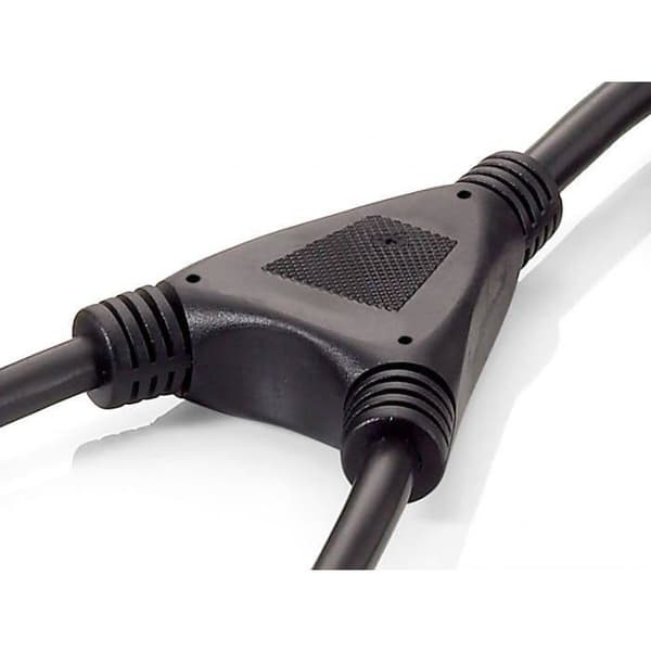 Strömkabel - Utrustning - Eq-311403 - 1,8 m - Svart - L-formad Schuko-kontakt