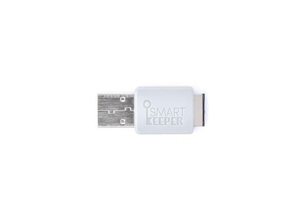 Låsbar USB-flashläsare - Smartkeeper - OM03BK - USB 2.0 - Svart - Datasäkerhet