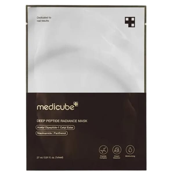 Medicube Deep Peptide Mask Ansikte Ljusnande – 1 mask
