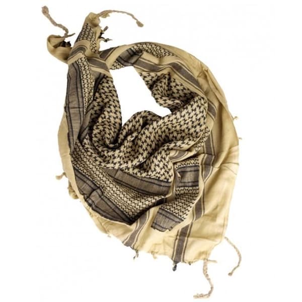 Camouflage shemagh scarf TU - Beige / Svart