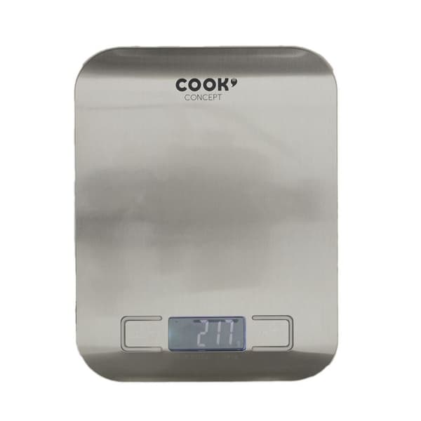 Elektronisk våg - Lily Cook - Inox - 5 Kg - Silver