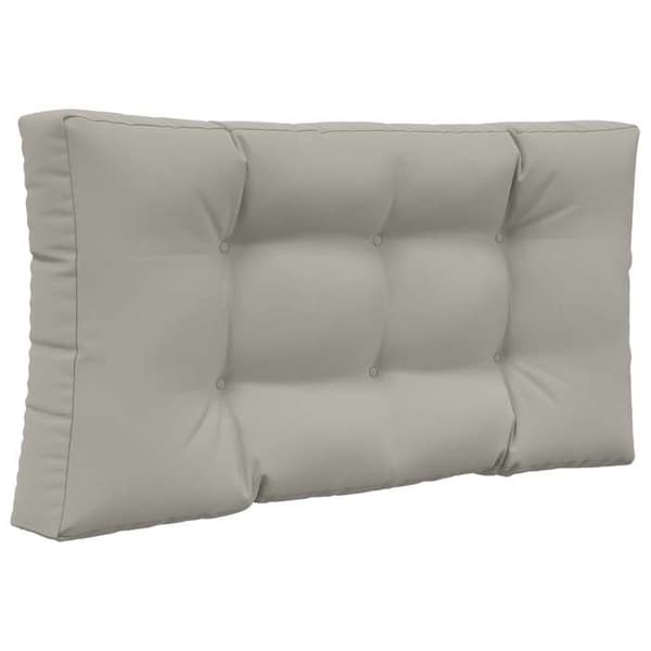 vidaXL Utomhussoffkudde 2 st Grå Polyester, Modern skumkudde för utomhus 900847
