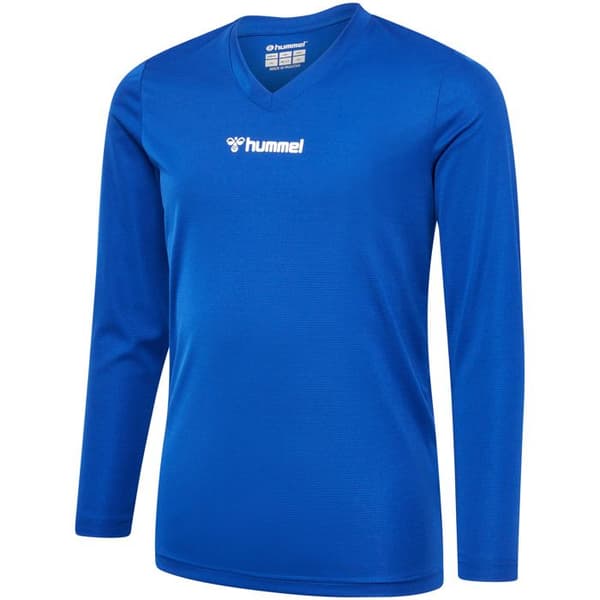 Barn T-shirt med långa ärmar Hummel Essential - true blue