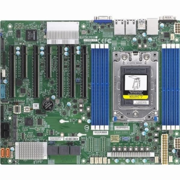 SP3 Supermicro MBD-H12SSL-CT-O Svart