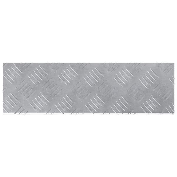 Aluminiumtrappsteg - vidaXL - Halkfria - Silver - Rektangulär - Hög hållbarhet