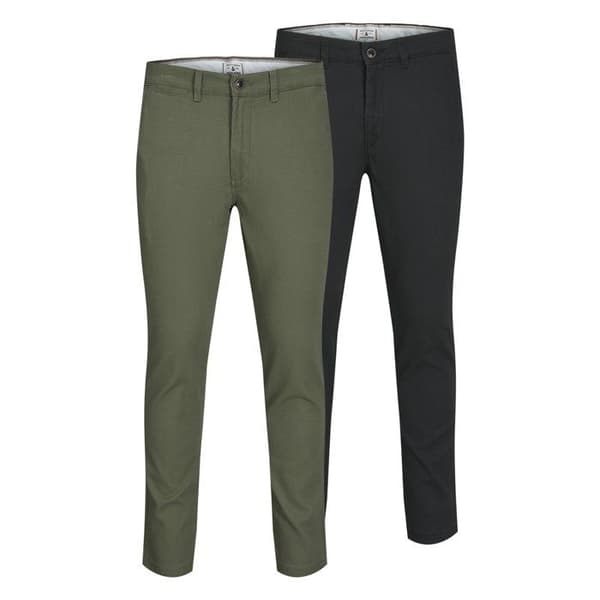 Jack & Jones Marco Dave byxor (x2) - svart/olivgrön