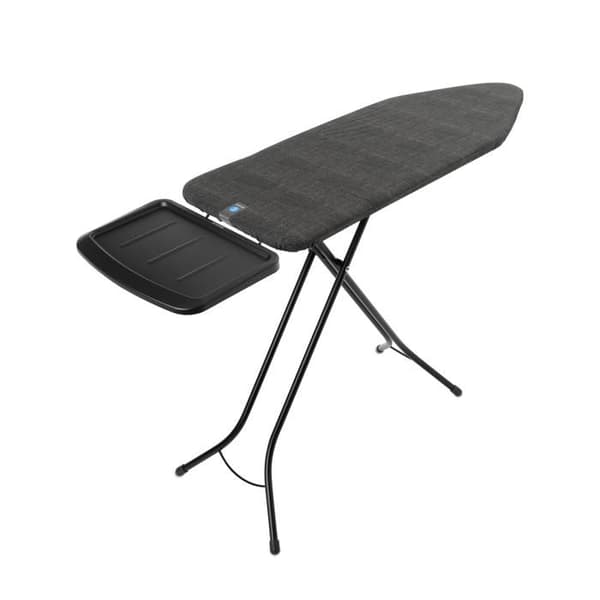 Brabantia Strykbord C, 124x45 cm, solid strykjärnshållare - Denim Black