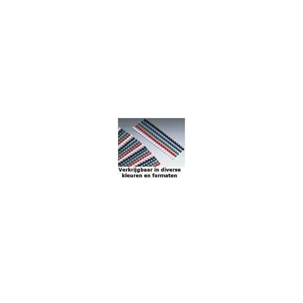 Gbc 4028621 CombBind Bindningskammar 19 mm blå paket med 100