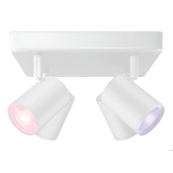 Spot LED - WIZ - IMAGEO - 4 orienterbara spotlights - Vit - Inomhus - Samtida