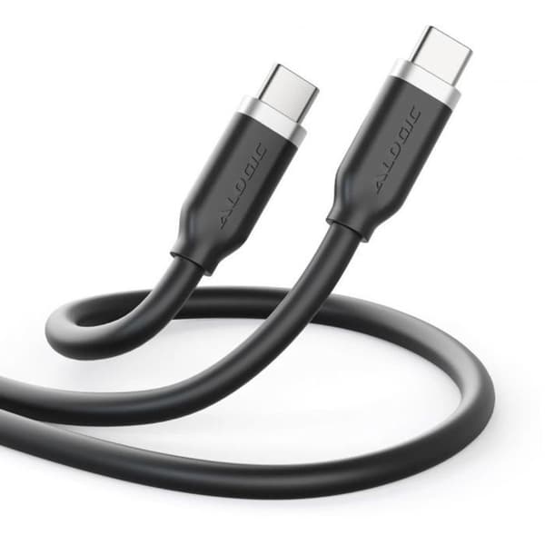 Piano Alogic - ELSI5U2CCWH2 - ELEMENTS SILIKON 5A/240W KOPPEL USB-C TILL C HANE VIT 2M ()