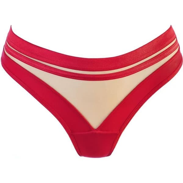 Röd Brasiliansk String XL - Axami - Komfort och Skönhet - Förförelse och Elegans