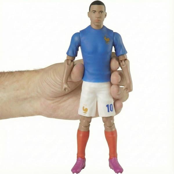 Rörlig figur - Frankrikes lag - MEGABLEU - Mbappé nummer 10 - 20 cm