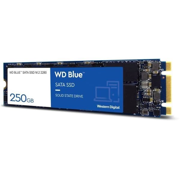 WD Blue™ - Intern Solid State Drive - 3D Nand - 250 GB - M.2 SATA (WDS250G2B0B)